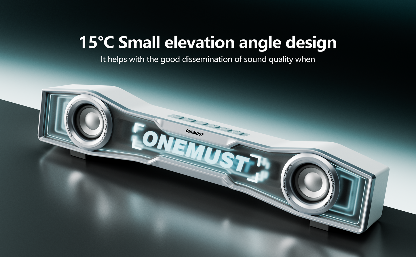 ONEMUST S10, 1800mAh, Battery VOLTAGE 7.4V, Speaker Power 40w PEAK