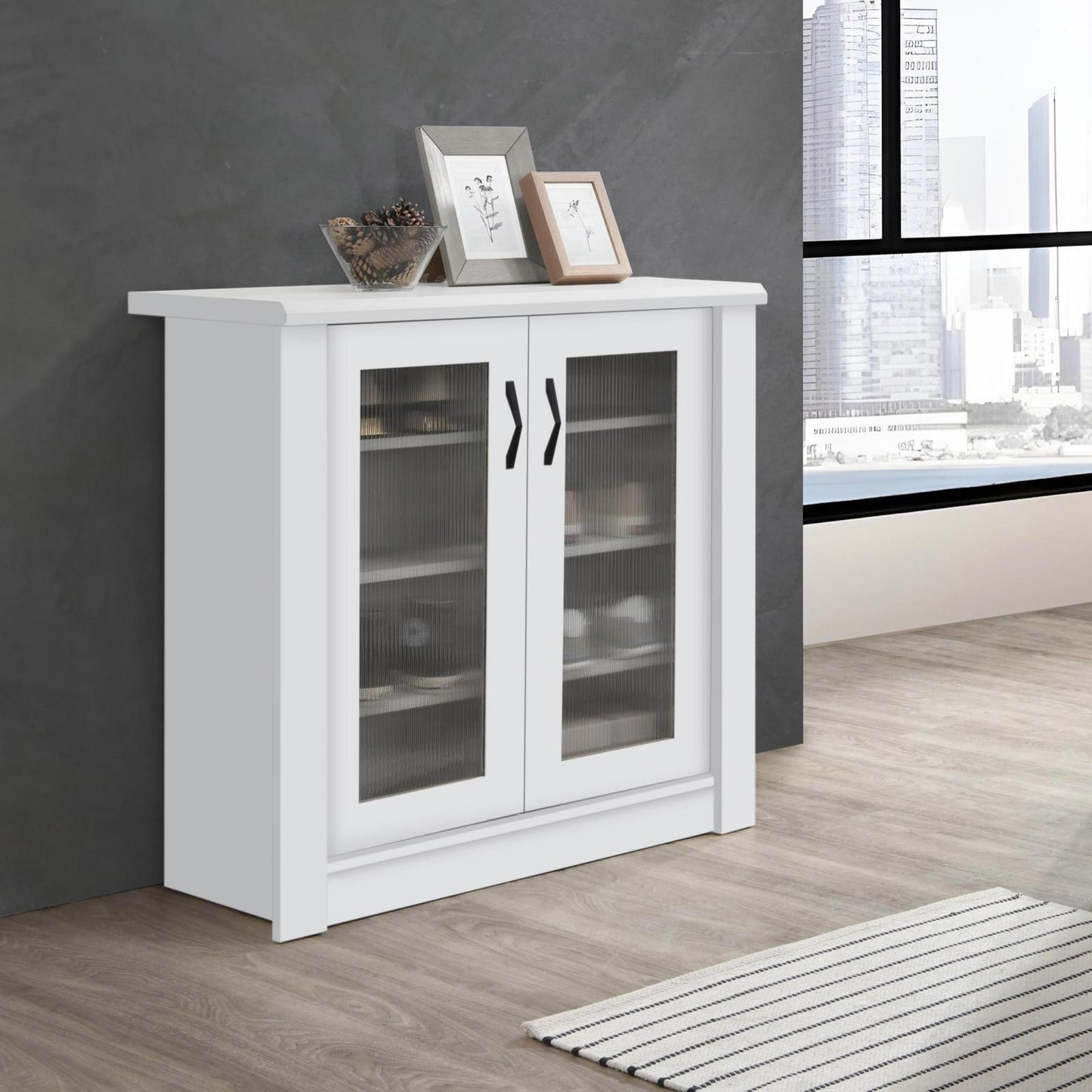 Malisyan Display Cabinet 2-doors (90x80x36cm)