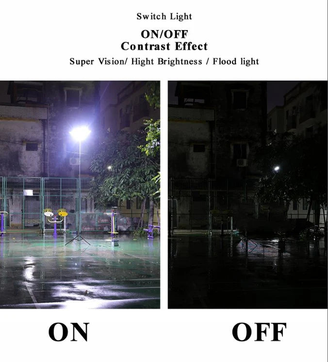 مصباح التخييم متعدد الوظائف الخارجي من توبي VIP-08 بقوة 120 واط