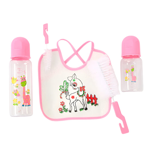 5Pcs Newborn Anti-Flatulence Feeding Bottle Set