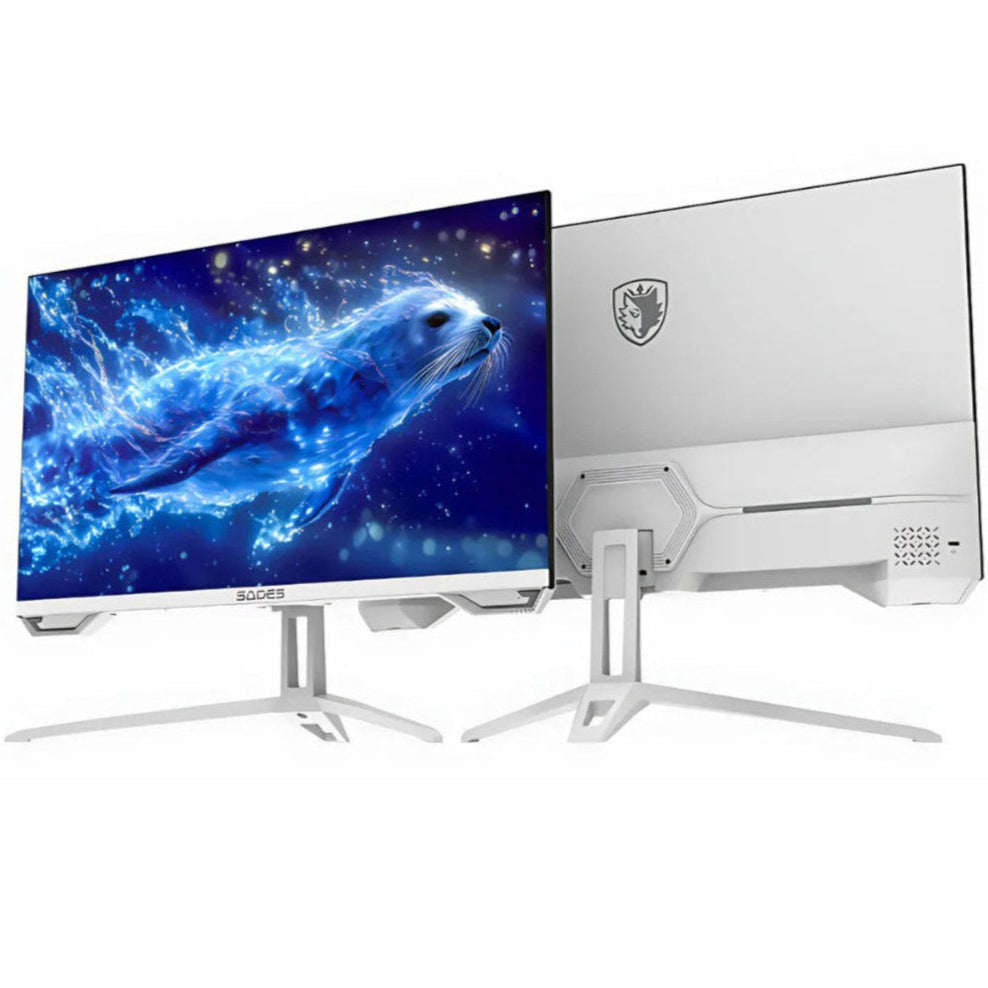 Sades SL-Sealion-27 SA-F01F27W, 27" FHD 1920x1080, 120Hz, 1ms, HDMI 2.1, IPS, Flat Gaming Monitor - White