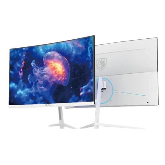 Sades NC-Pelagia SC-CJ04F24B, 24" FHD 1920x1080, 200Hz, 0.5ms, HDMI 2.1, VA, Curved Gaming Monitor - Black