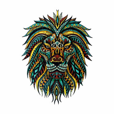 أحجية الأسد الغامض الخشبية A3