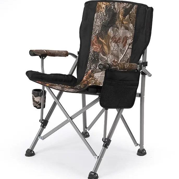 Portable Outdoor Metal Folding Stool - Lightweight and Compact Camping Chair