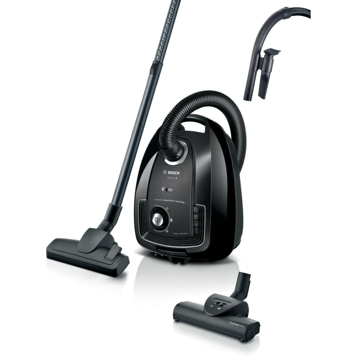 Bosch Series 4 Bagged vacuum cleaner Black