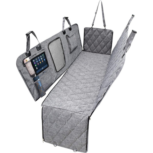 غطاء مقعد سيارة مستر بينات من سلسلة هيوستن للحيوانات الأليفة أثناء السفر، متين ومقاوم للخدش وغير قابل للانزلاق، مناسب للكلاب