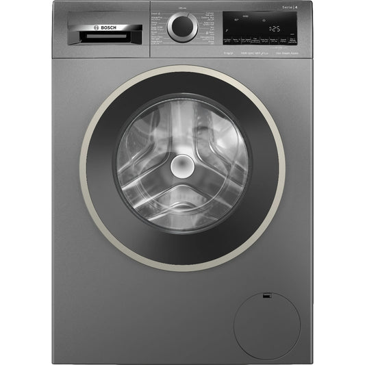 Series 4 Washing Machine, Front Loader 9 kg , Cast iron - Grey