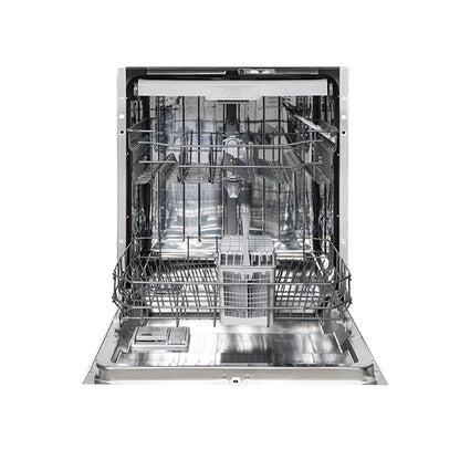 Glemgas Built-In Dishwasher, 13 Place Setting, GLVDWSI20, Control Panel - Dark Silver