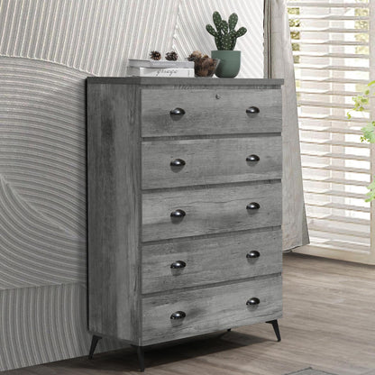 Malisyan Chest of 5 Drawers 129*80*40cm