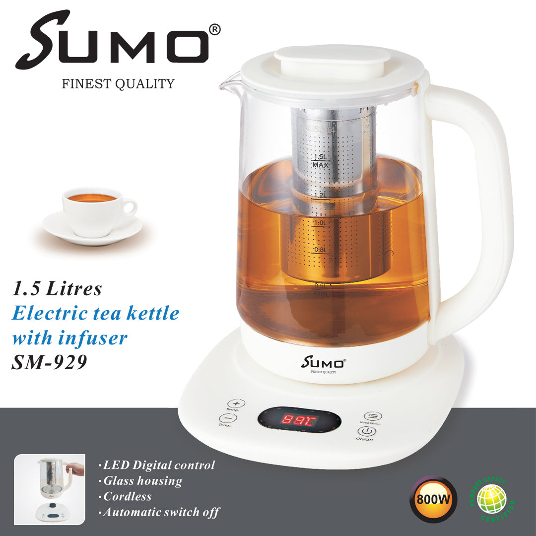 SUMO 1.5L KETTLE WITH INFUSER SM-929