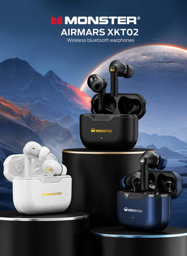 Monster XKT02 Wireless Earbuds – White
