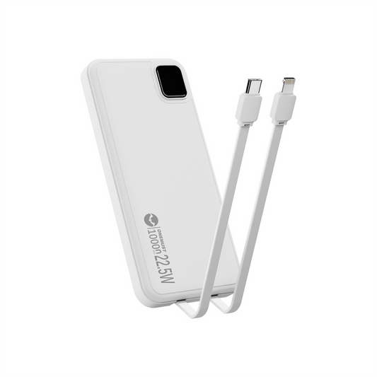 Capacity 10000mAh/3.7V, Colour - Black/White
