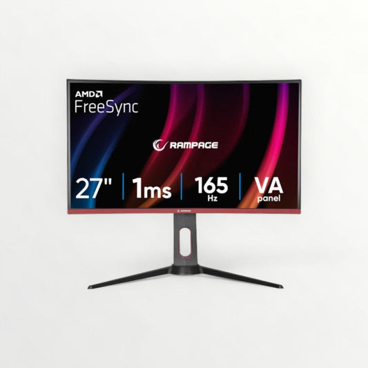 Rampage VOYAGER 27 inch 165Hz 1ms CSOT VA Full HD Freesync Pivot PC Curved Gaming Monitor