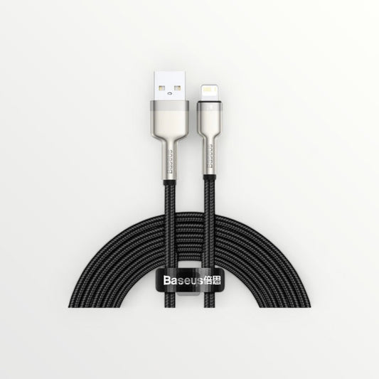 BASEUS DATA CABLE USB TO IP 2.4A 2M BLK