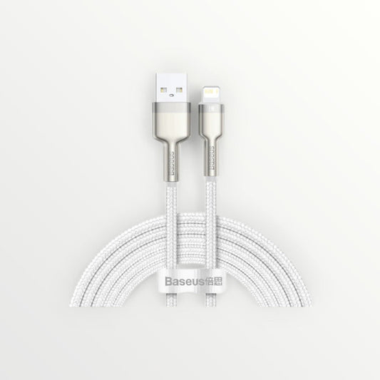 BASEUS DATA CABLE USB TO IP 2.4A 2M WHT