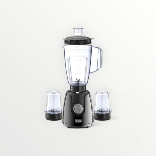 BLACK and DECKER Glass Blender with 2 Grinder Mills 1.5L 400W