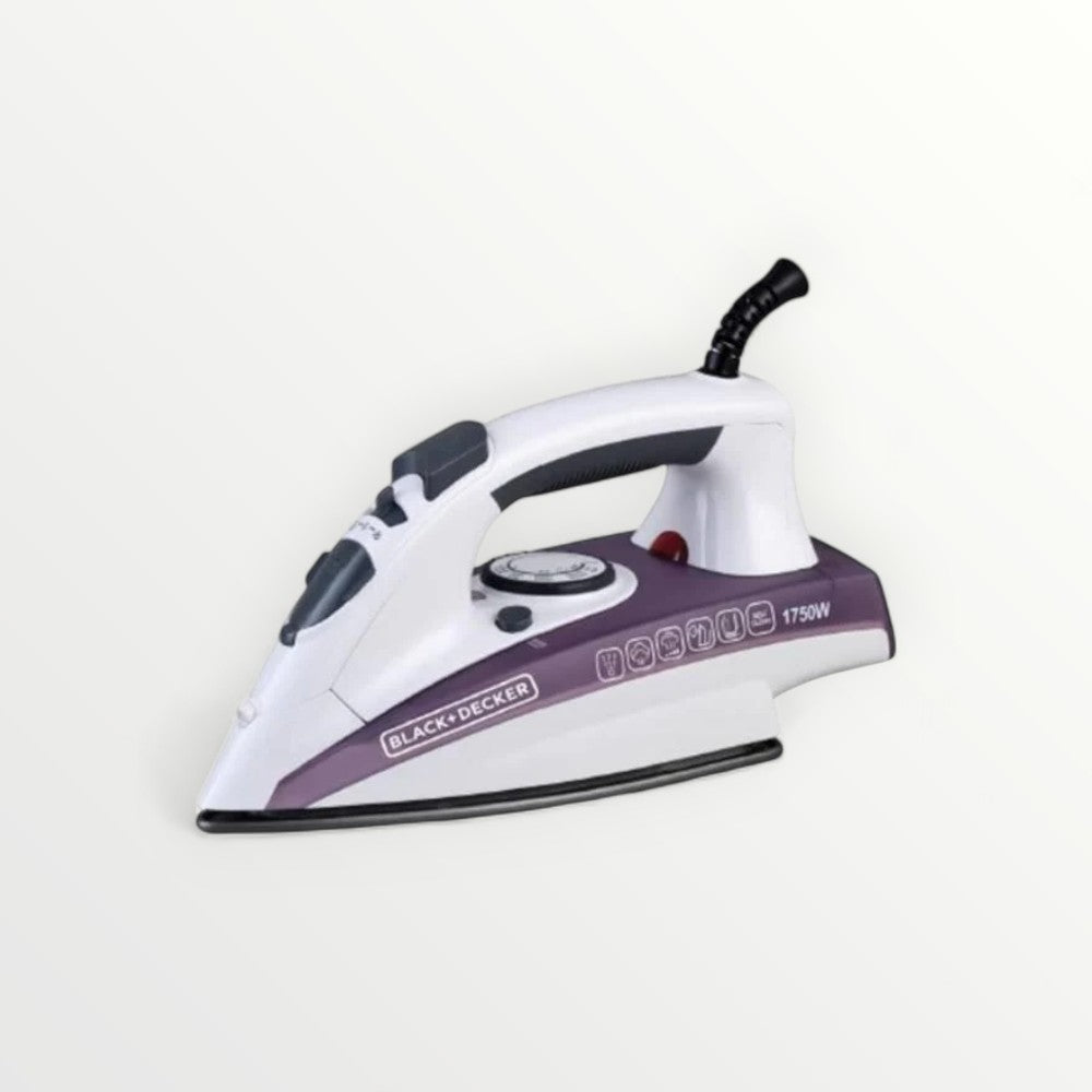 BLACK and DECKER Steam Iron, 220ml, 1740W, X1750-B5