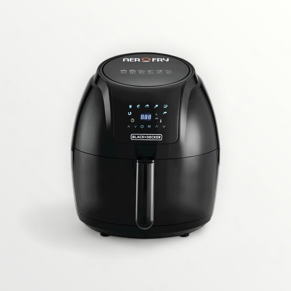 Black and Decker Digital Air Fryer, 5.6 Liter, 1800 Watt, Black - AF625-B5