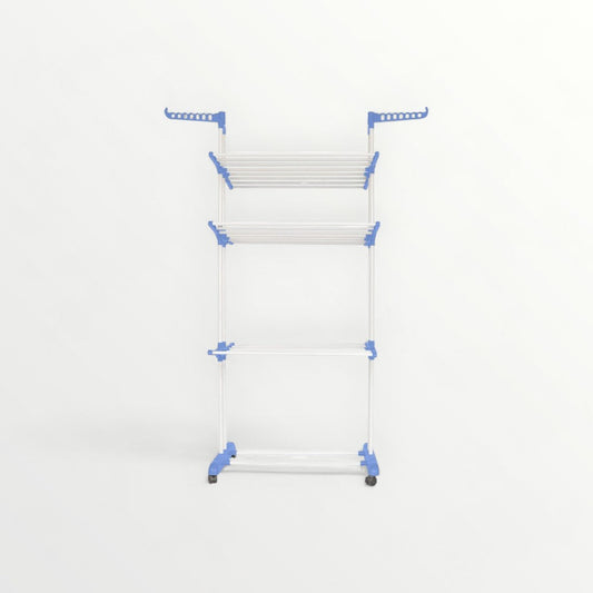 FOLDING CLOTH RACK BLUE 3 LAYERS