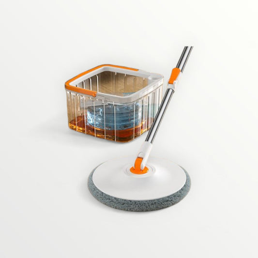 SPIN MOP 360 DEGREE ROTATABLE WET & DRY SELF CLEANING CLEAN & DIRTY WATER SEPARATE -WYL-801