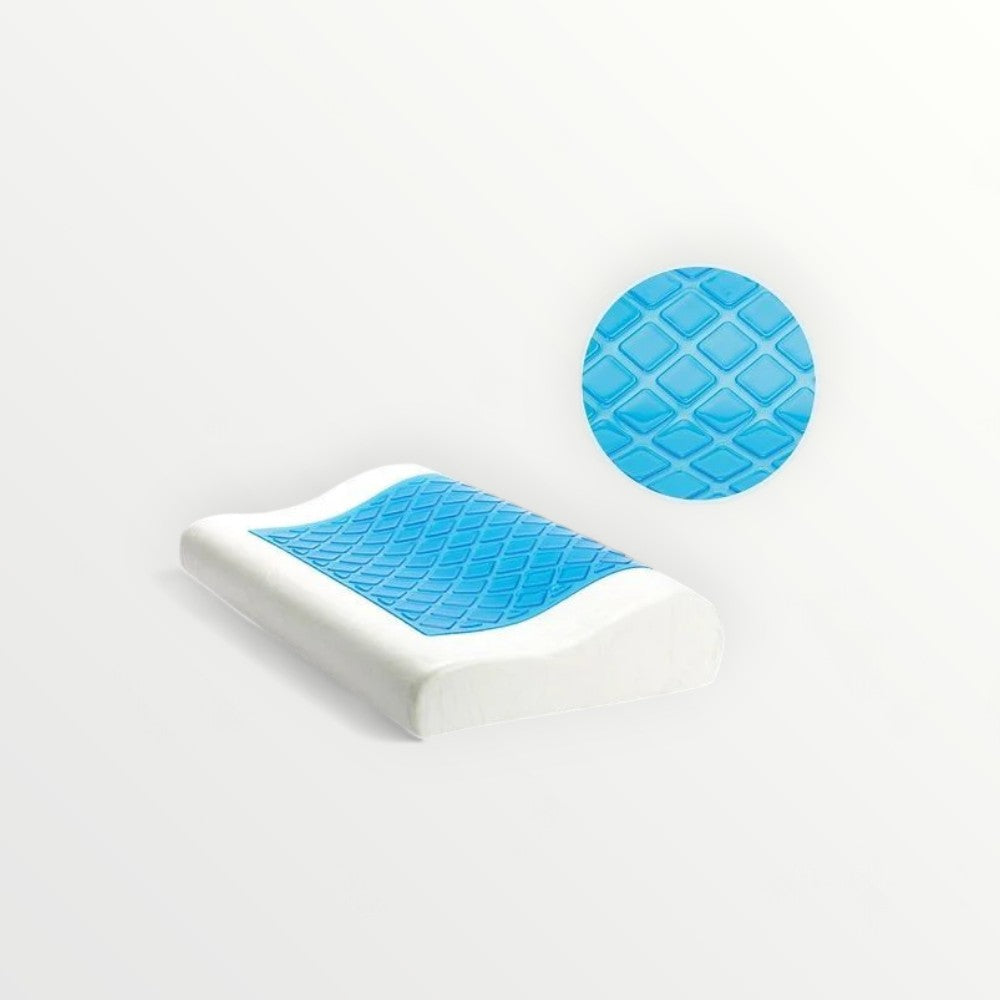 Comfort So Cooling Gel Pillow Soft Foam With built-in zipper Cover