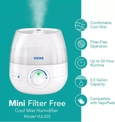 Vicks Mini Cool Mist HUMIDIFIER VUL525E1-10008452