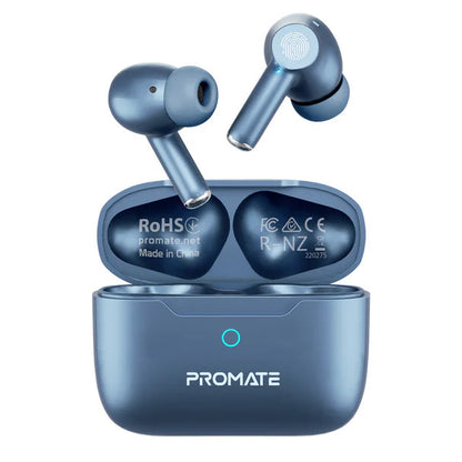 سماعات أذن Promate عالية الدقة ANC TWS بتقنية Intellitouch