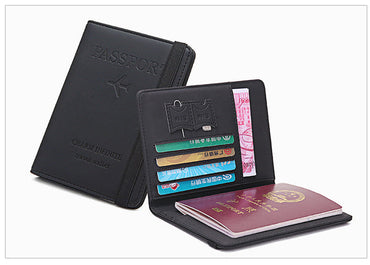 Rfid Passport Cover - Pu Leather