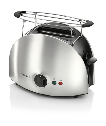 Bosch TAT6901GB 900 Watts Compact Toaster - Black