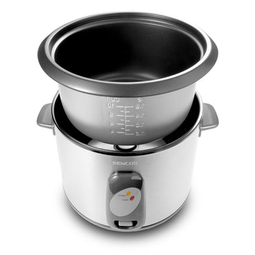 Sencor Rice Cooker 1.8 Liter, Stainess Steel