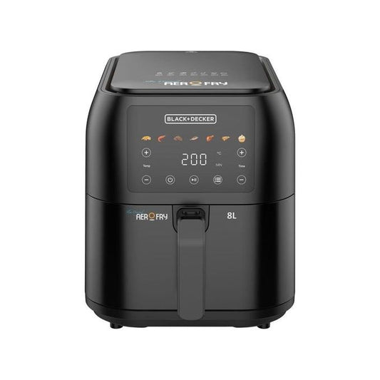 B+D Slim and Sleek Window AirFryer - Full Digital 8L 1700W - 7 Preset Functions - Colored menu