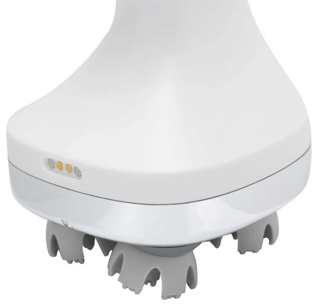 Portable Electric 4D Rechargeable Head & Body Massager with Magnetic Charging and Soft Silicone Kneading Heads