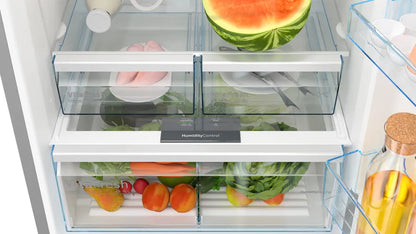 ثلاجة فريزر قائمة بذاتها من سلسلة بوش 4 مع فريزر في الأسفل 186 × 75 سم