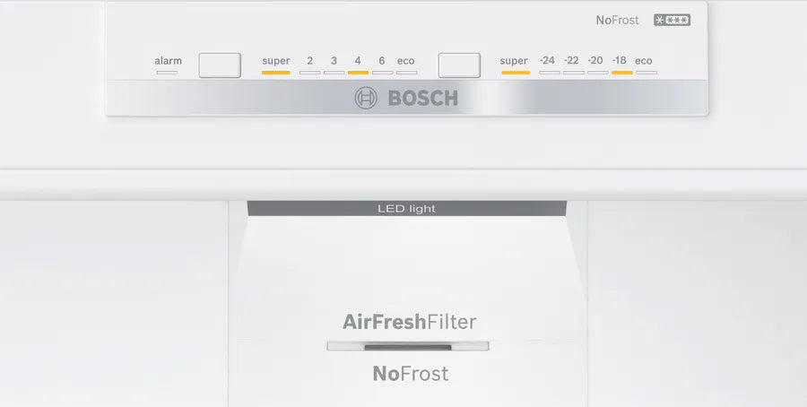 ثلاجة فريزر قائمة بذاتها من سلسلة بوش 4 مع فريزر في الأسفل 186 × 75 سم