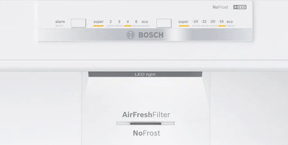 ثلاجة فريزر قائمة بذاتها من سلسلة بوش 4 مع فريزر في الأسفل 186 × 75 سم