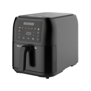 B+D Slim and Sleek Window AirFryer - Full Digital 8L 1700W - 7 Preset Functions - Colored menu