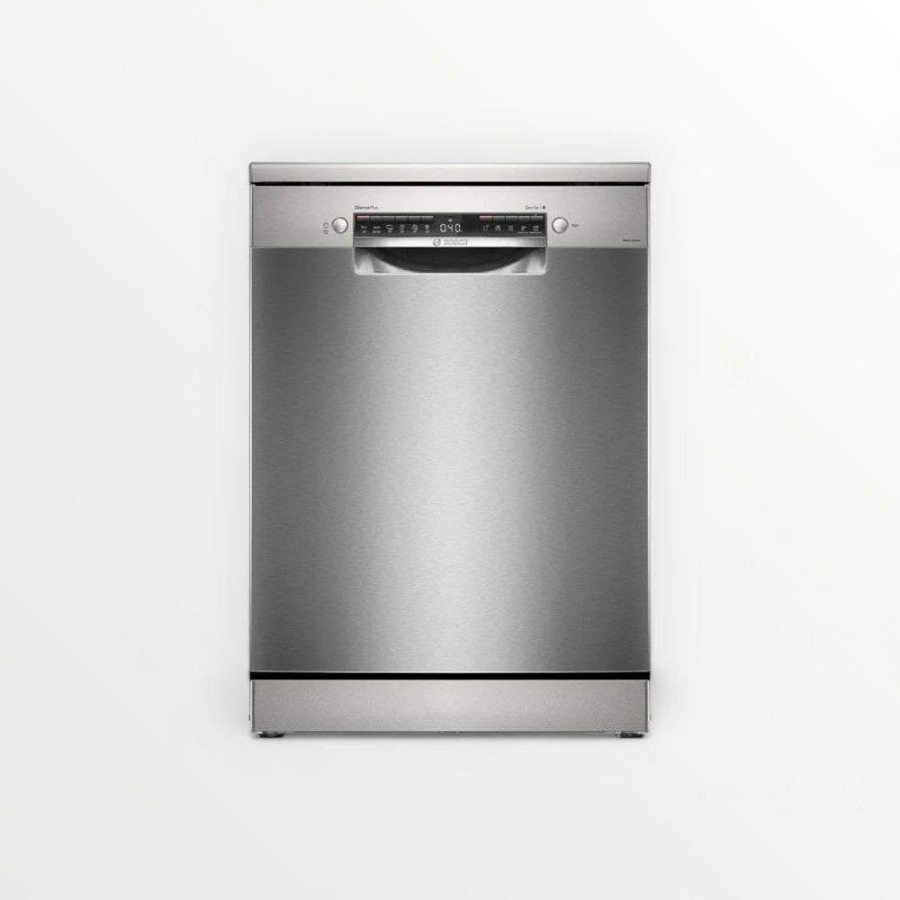 Bosch Series 4 Free-Standing Dishwasher, 6 Programs, 14 Setting, SMS4ECI26M - Silver