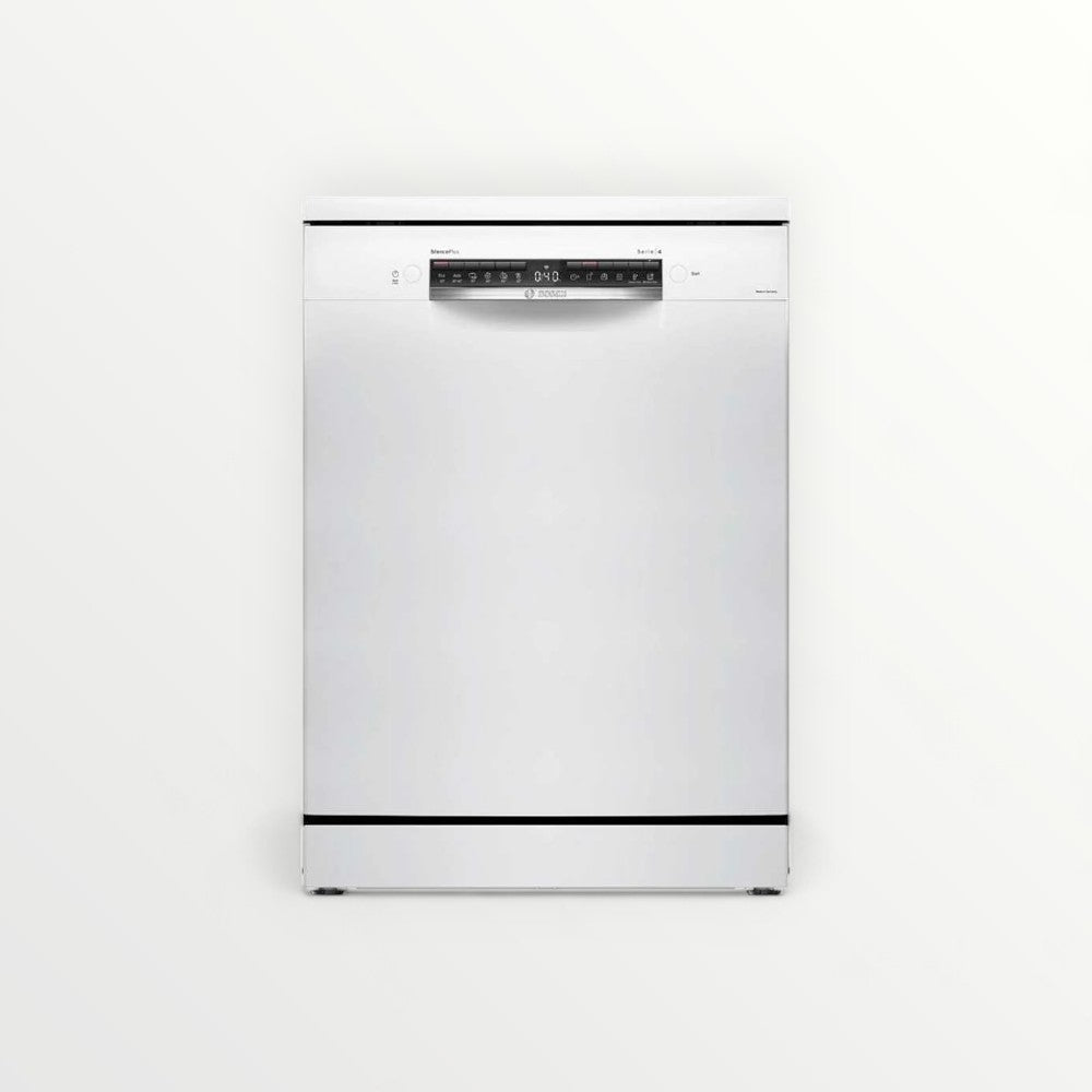 Bosch Series 4 Free-Standing Dishwasher, 6 Programs, 14 Setting, SMS4ECW26M - White