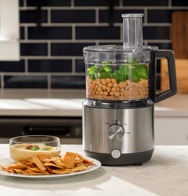 General Electric 12-Cup Food Processor with Accessories
