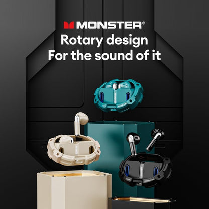 Monster XKT10 PRO Wireless Earbuds – Green