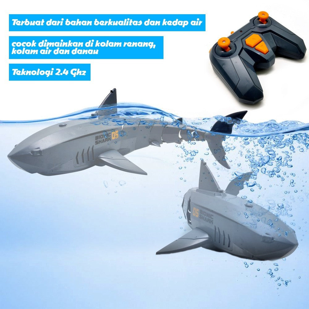 Remote Controlled Bionic Water Swimming Shark Explorer Toy