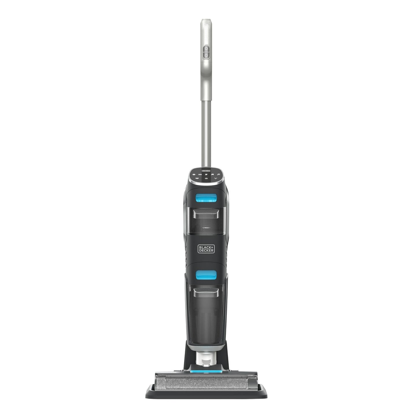 Black & Decker Cordless Wet Dry Vacuum Cleaner and Mop, Vacuum Wash Duo with Self-Cleaning, Edge Cleaning and Digital Display, Space-Saving