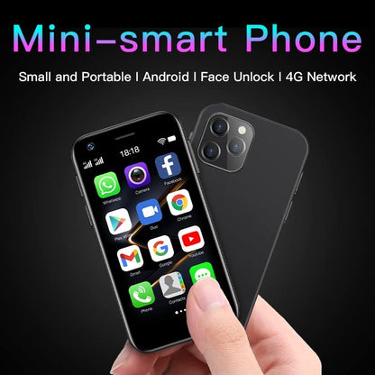 Mini Smartphone 4G Dual SIM Mobile Phone System 3 Inch 2GB+32GB Memory Quad-core