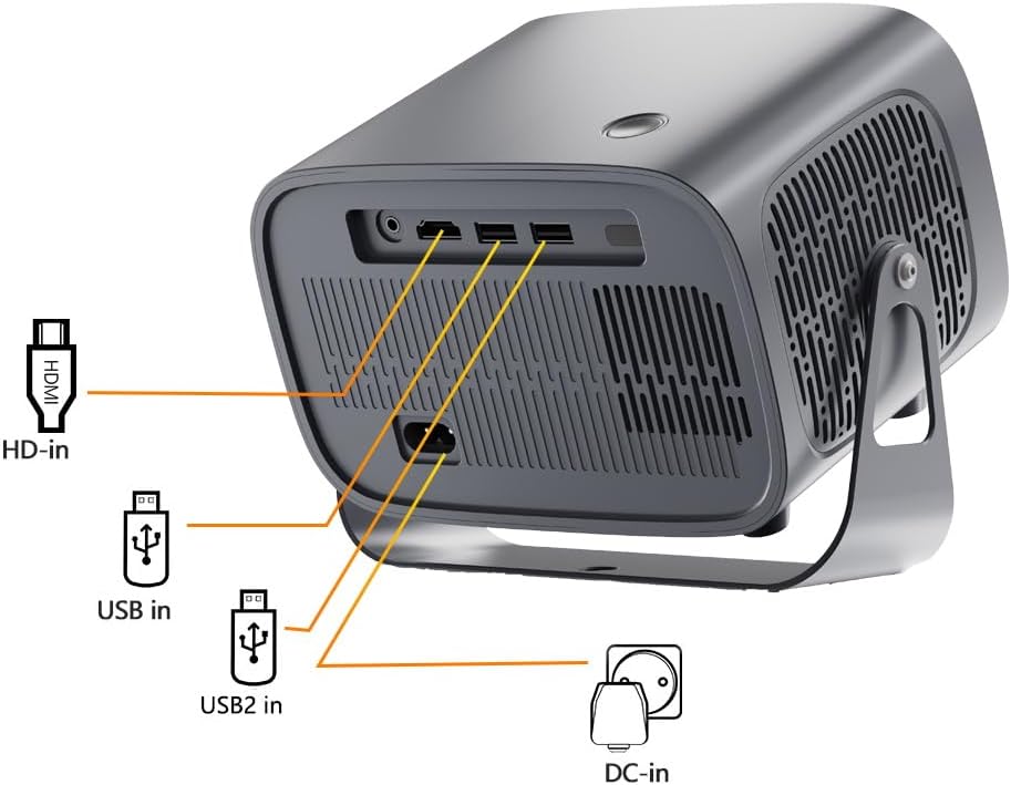 Labymos Smart Projector Portable Small Android 11 Projector