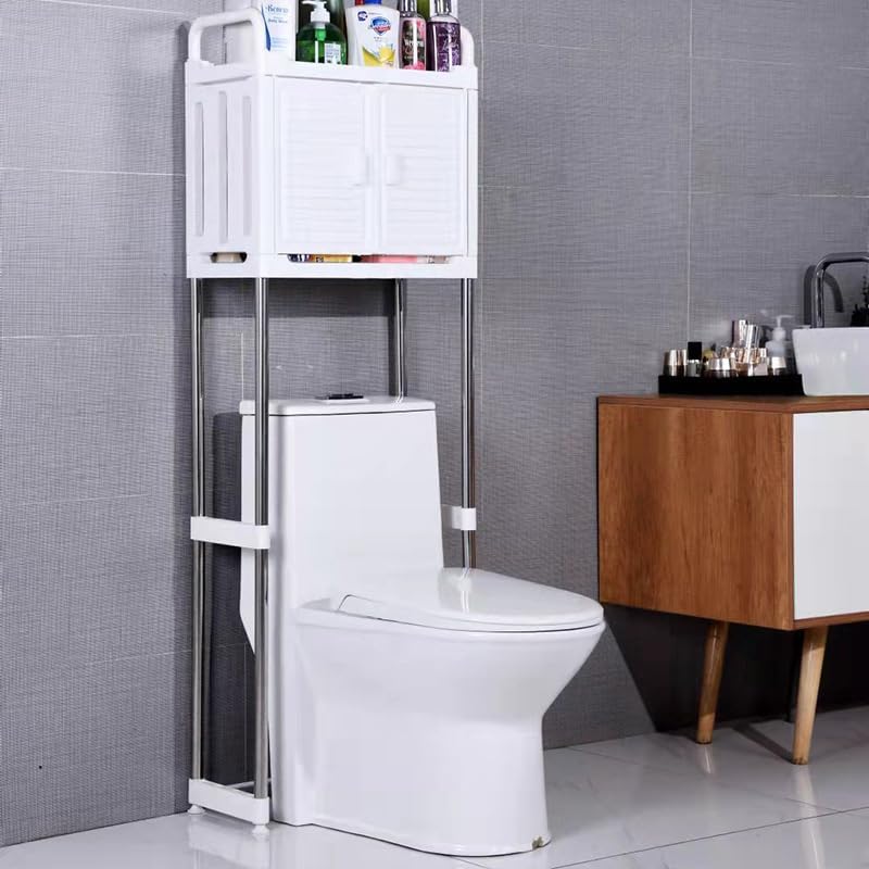 Over-The-Toilet Bathroom Storage Rack with 2 Shelves