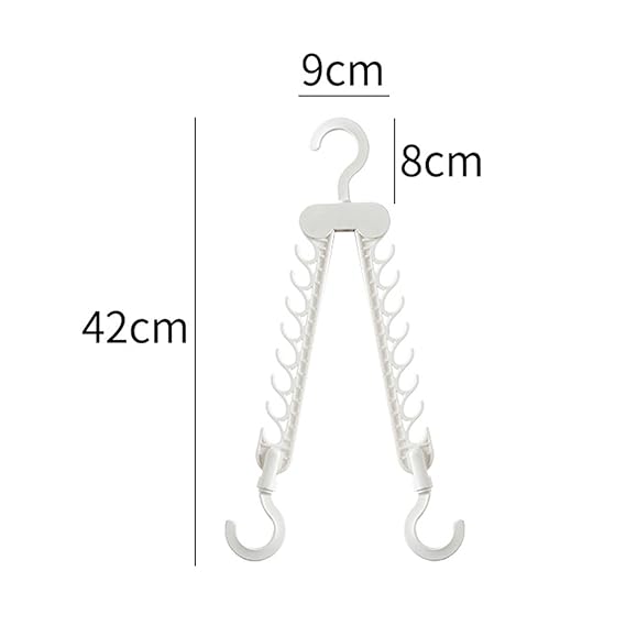 Foldable Clothes Hanger Durable Space Saving Hangers for Coat Clothing Shirt