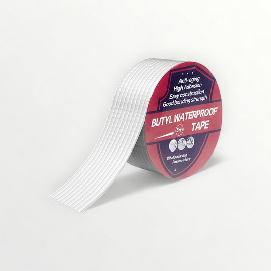 Waterproof High Polymer Butyl Rubber Tape | Super Strong Adhesive Sealant for Pipe, Roof, and Surface Repairs