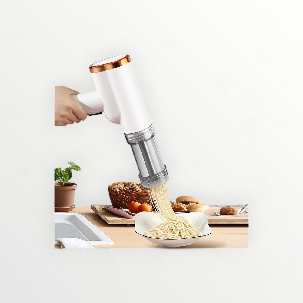 Automatic Cordless Handheld Noodle Maker Machine with Multiple Moulds