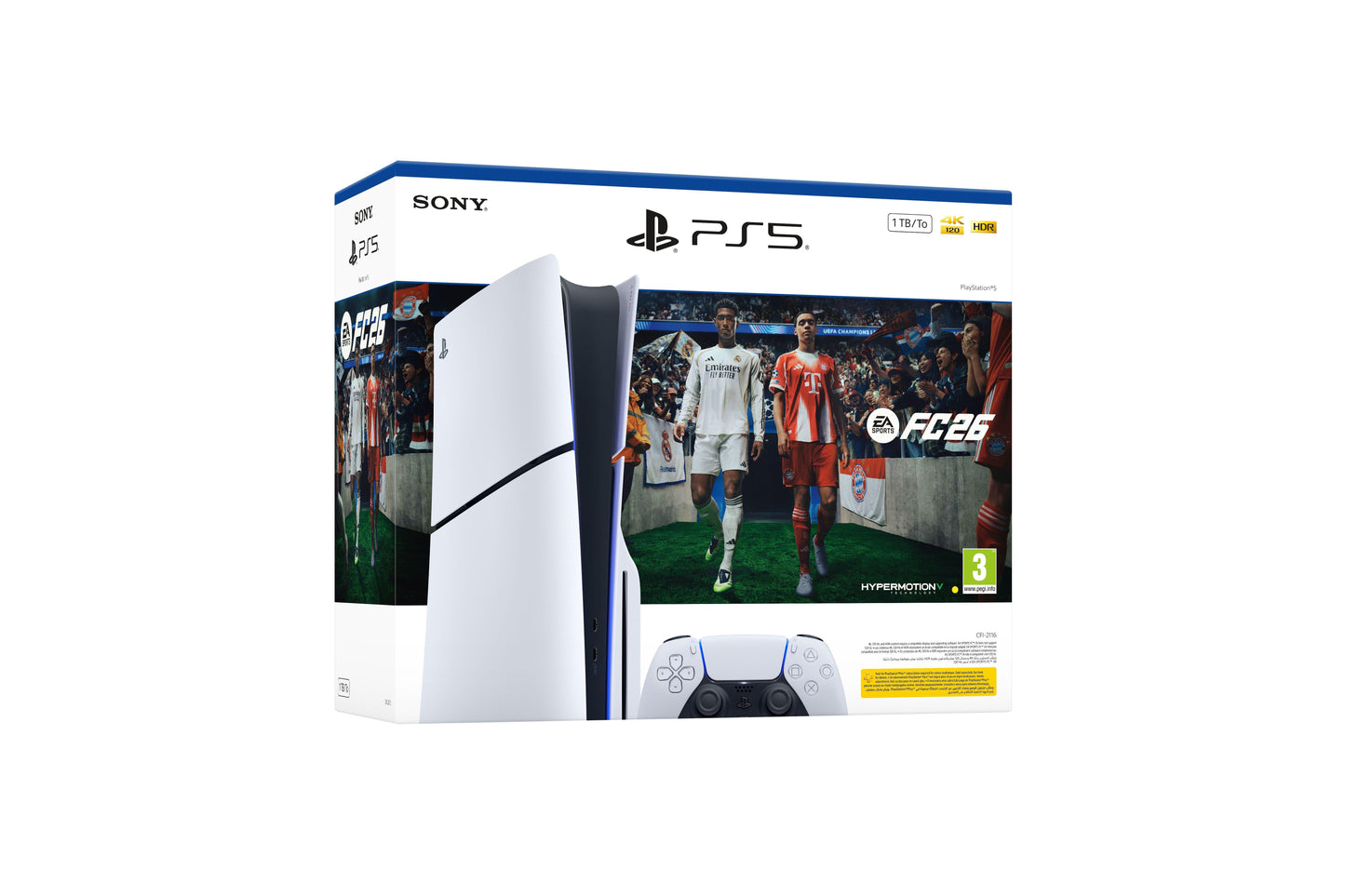 PS5 Slim Console Disk With EA FC 26 Voucher Bundle