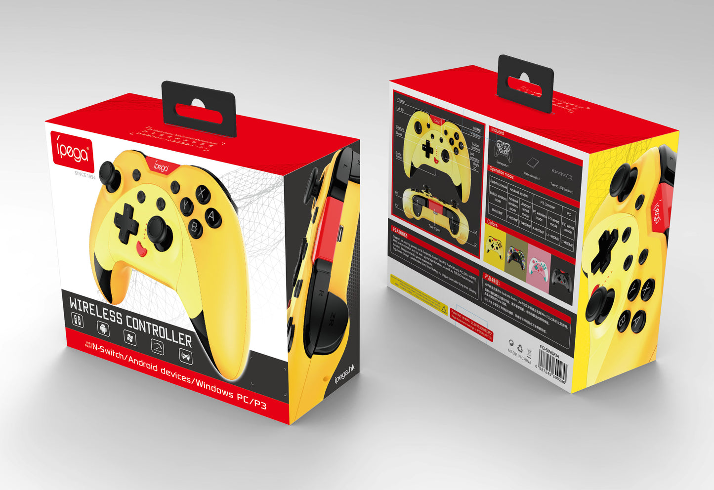 وحدة تحكم بلوتوث iPega لأجهزة Switch و Switch Lite